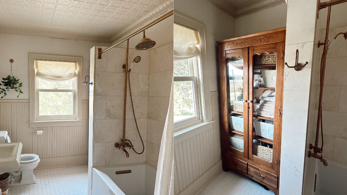 Before & After: Our Farmhouse Bathroom