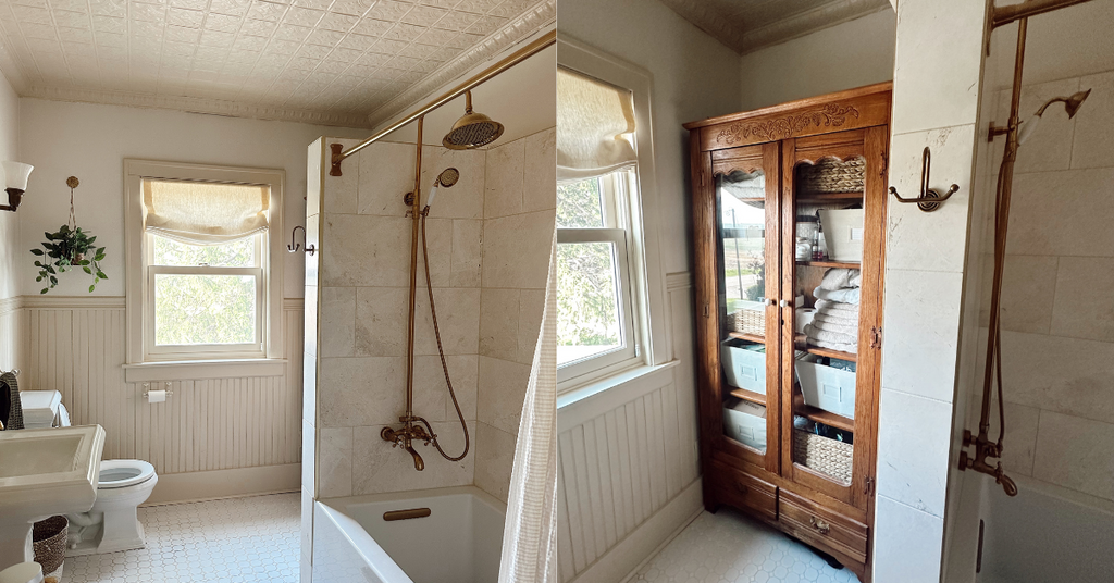Before & After: Our Farmhouse Bathroom