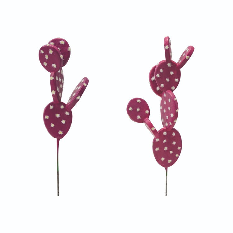 12-1/2"H Faux Cactus Stake